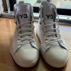 Adidas y-3 white bashyo II sneakers